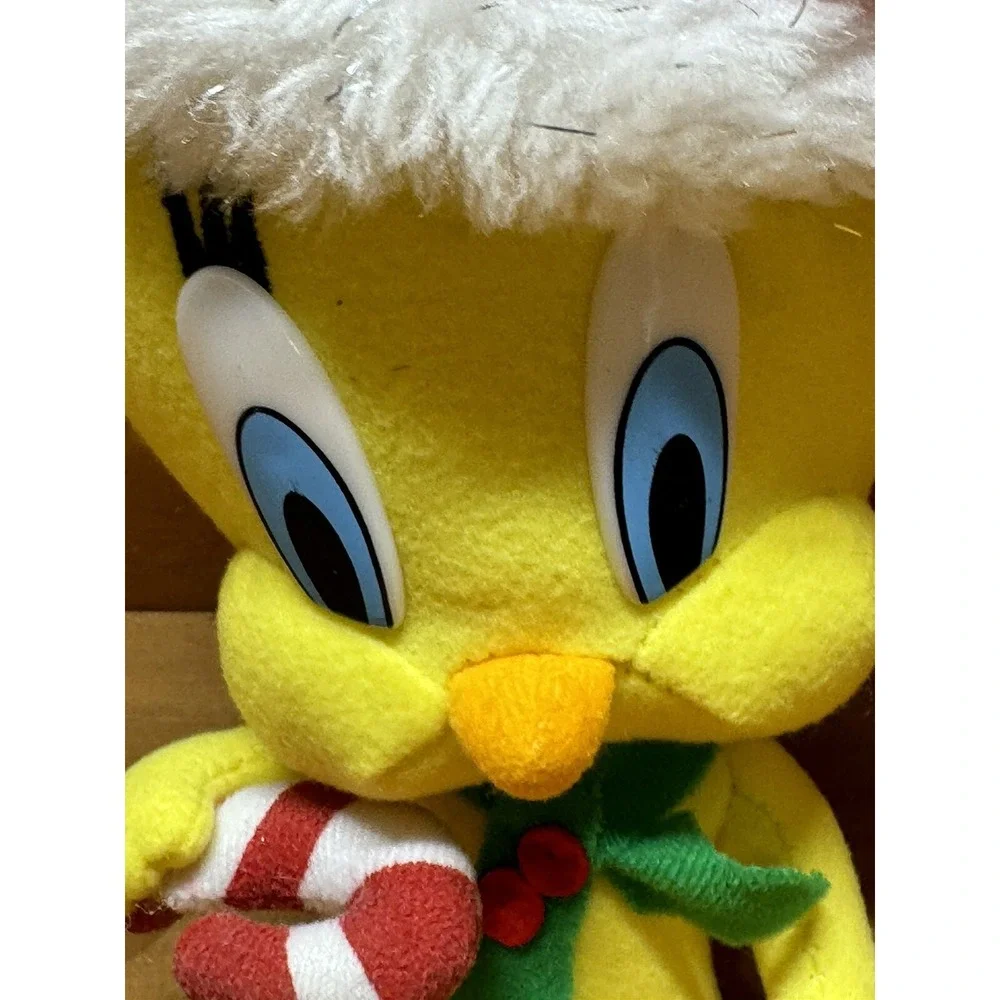 1998 Looney Tunes Play By Play Tweety Bird Christmas Plush 12